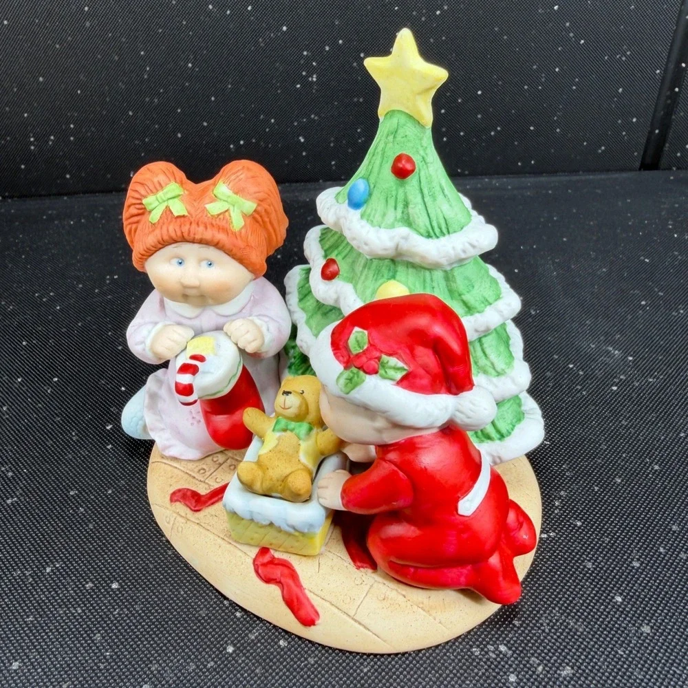 Vintage 1984 Cabbage Patch Kids Christmas Figurine Xavier Roberts 84 Edition